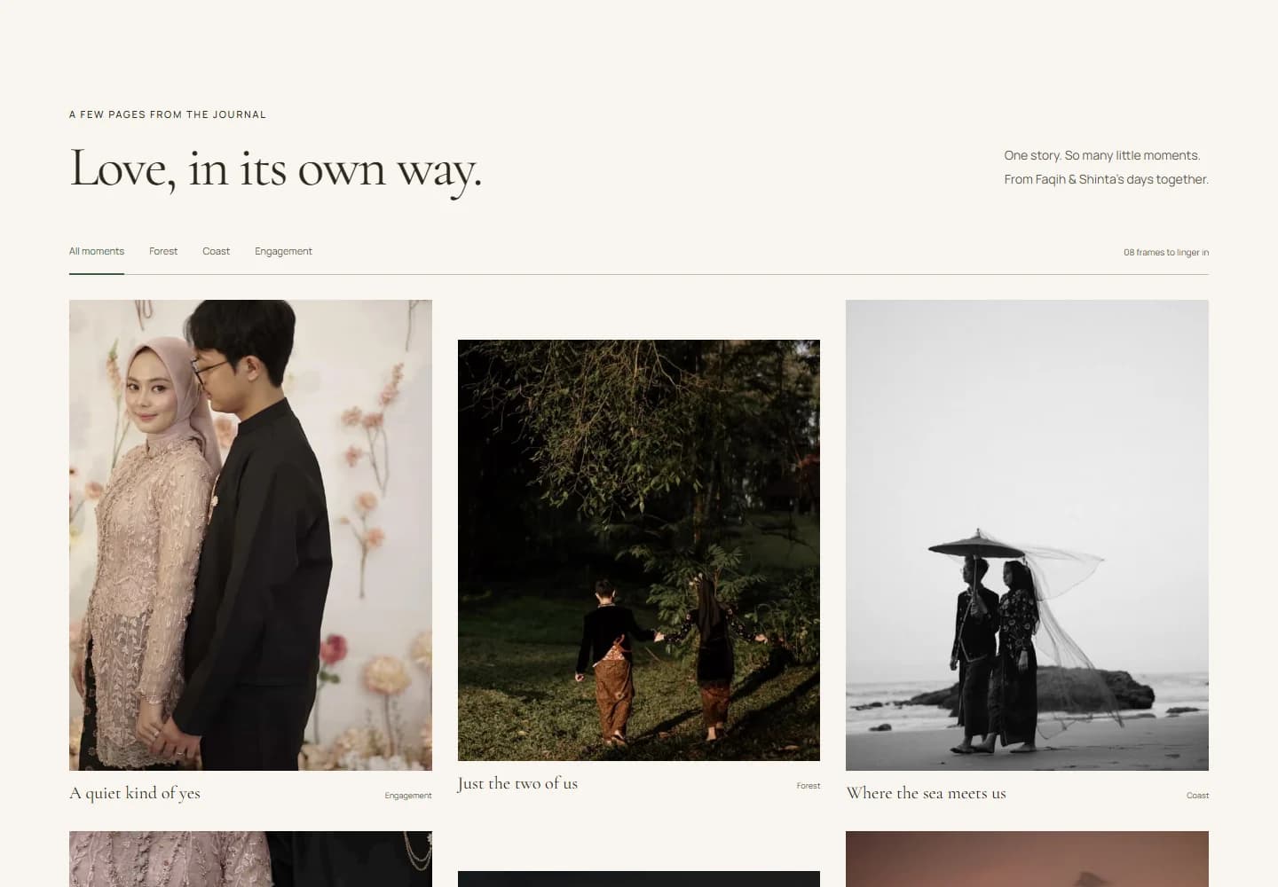 Stories in photographs